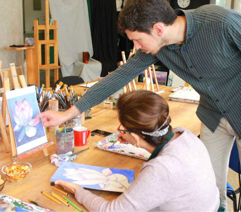 Acrylic painting workshop