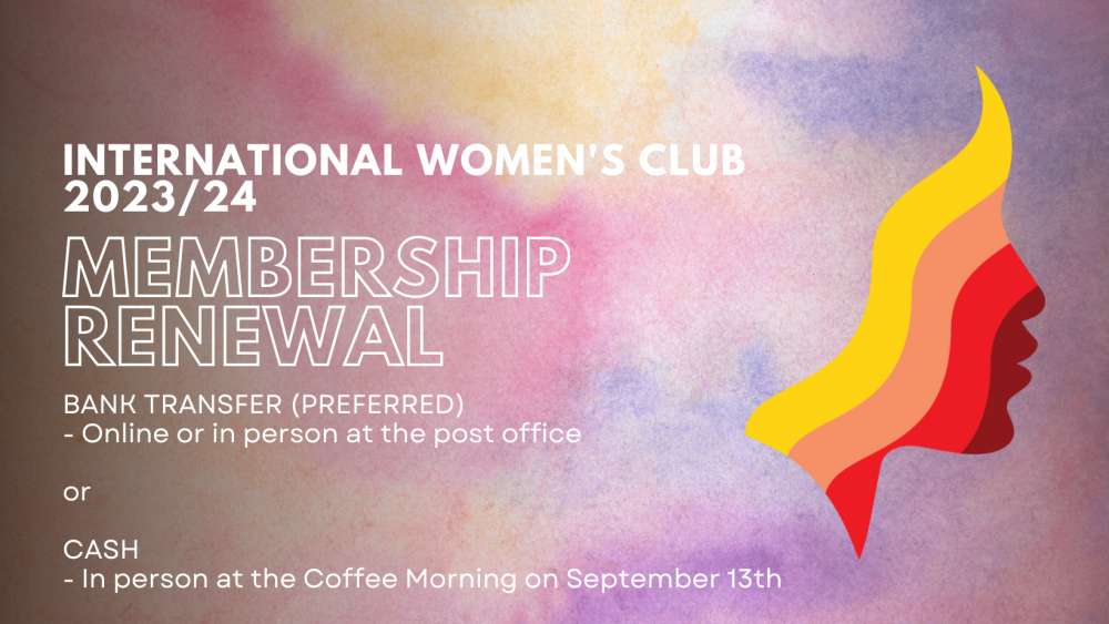 IWC Club Year 2023/24 - Membership Renewal